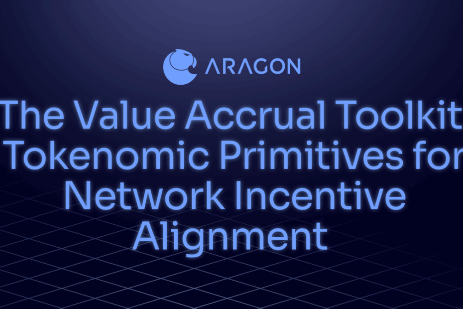 The Value Accrual Toolkit: Tokenomic Primitives for Network Incentive Alignment