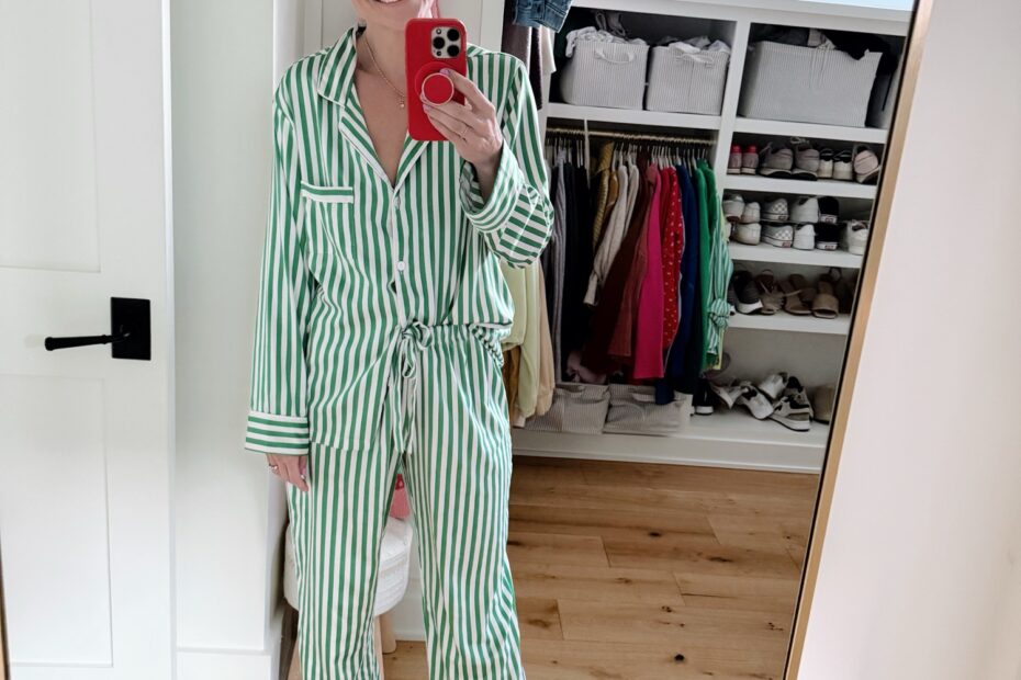 stripe pajamas amazon