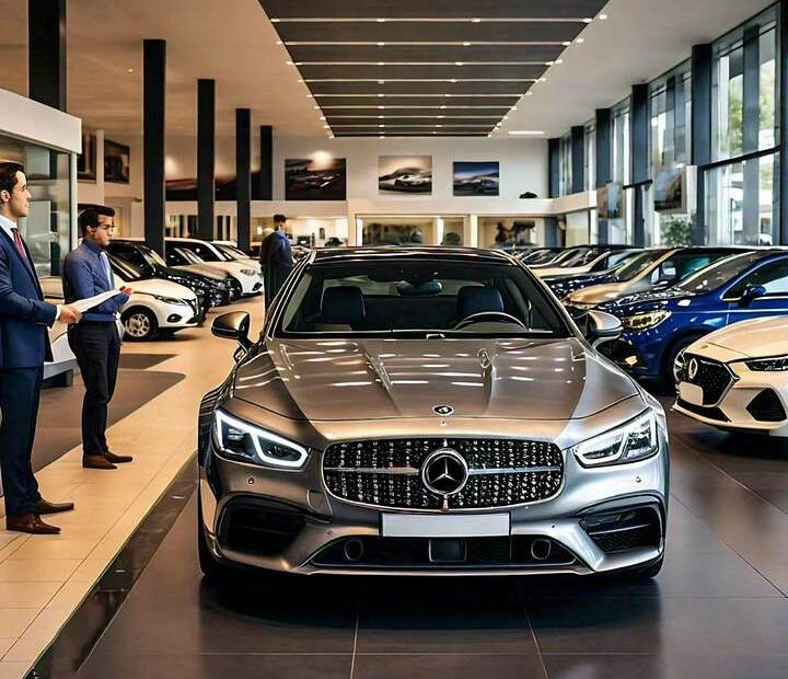Auto dealership with cars for when to buy used vs new to save money