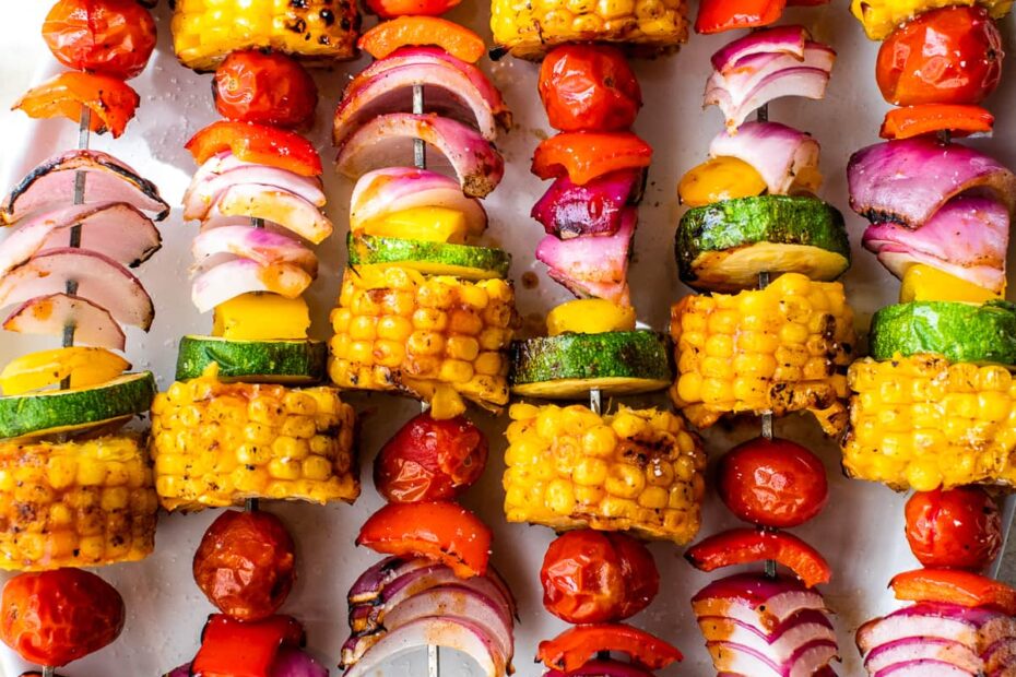 Veggie Kabobs for an easy summer side dish