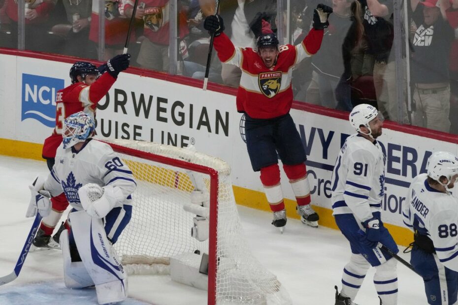 'A bounce': Maple Leafs fall to Panthers in desperate, seesaw OT