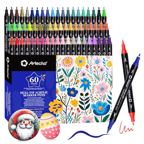 Artecho Acrylic Paint Pens: UNLEASH Your Creativity with 60 Colors!