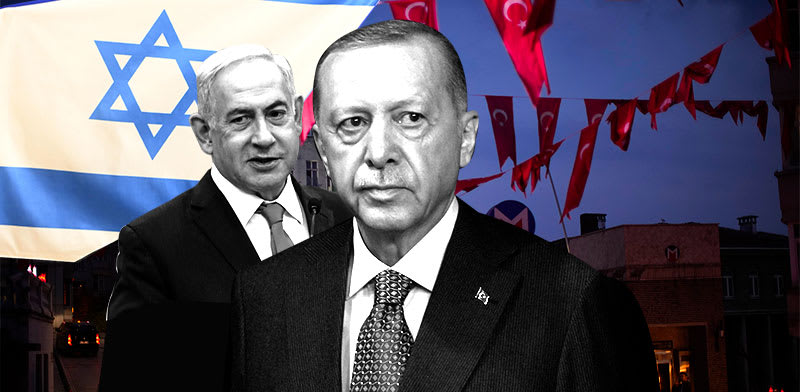 Recep Tayyip Erdo?an and Benjamin Netanyahu credit: Shutterstock