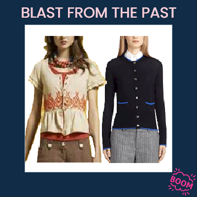 collage of two outfits featured on May 29 in previous years