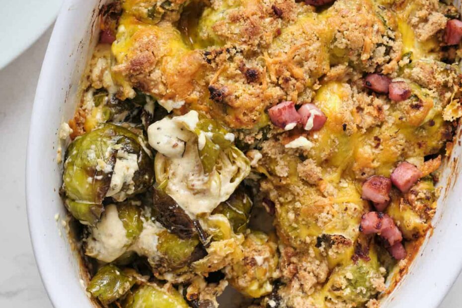 Brussels Sprouts Casserole - foodfaithfitness