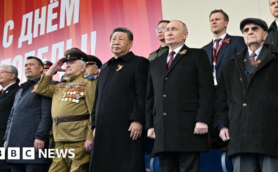 China's Xi stands beside Putin at Russia's Victory Day parade