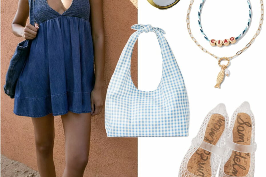 denim dress outfit 2025