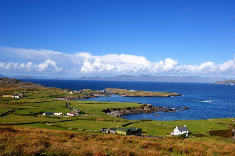 The coastline along the Beara Peninsula in West Cork