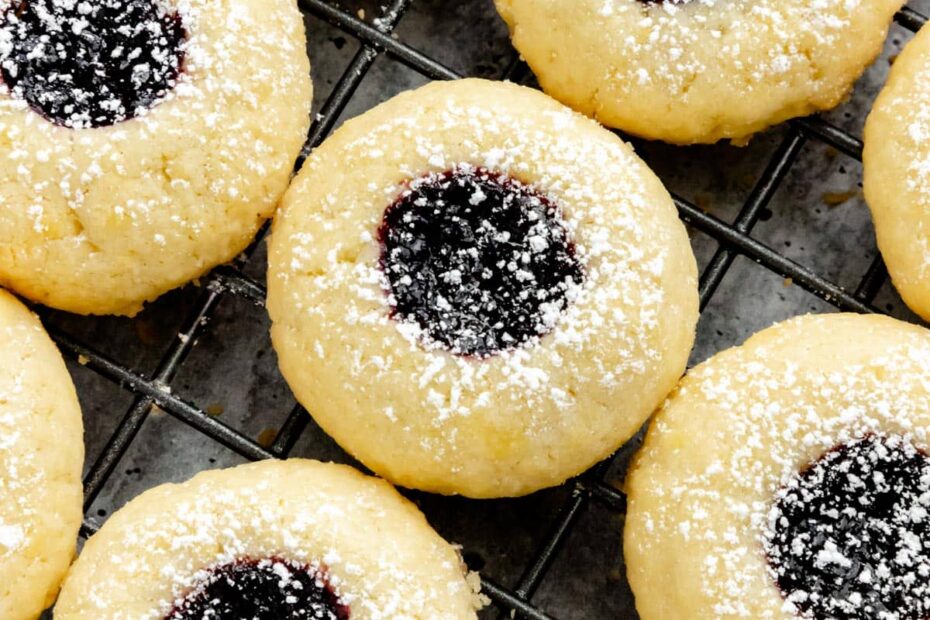 Jam-Filled Thumbprint Cookies - Olga in the Kitchen