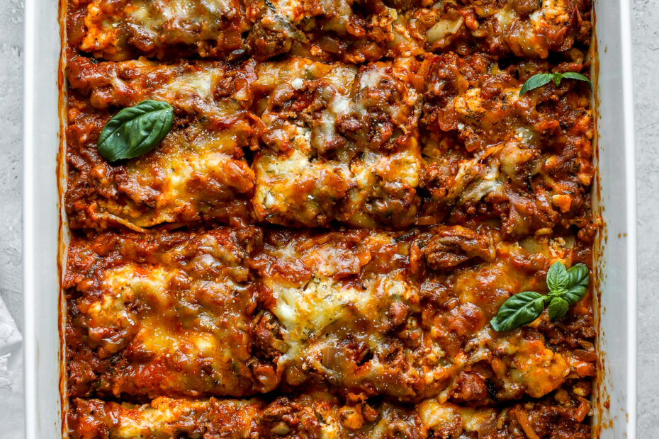 Lasagna Using Cottage Cheese