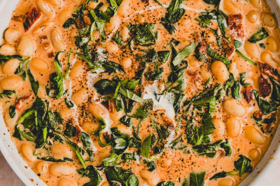 marry me butter beans in a skillet