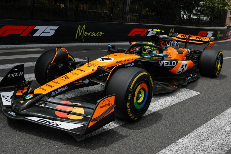 Monaco GP: Lando Norris on pole position from Charles Leclerc but exposed to new tyre change rules