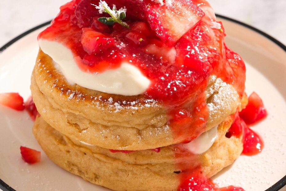 Strawberry Shortcake Pancakes