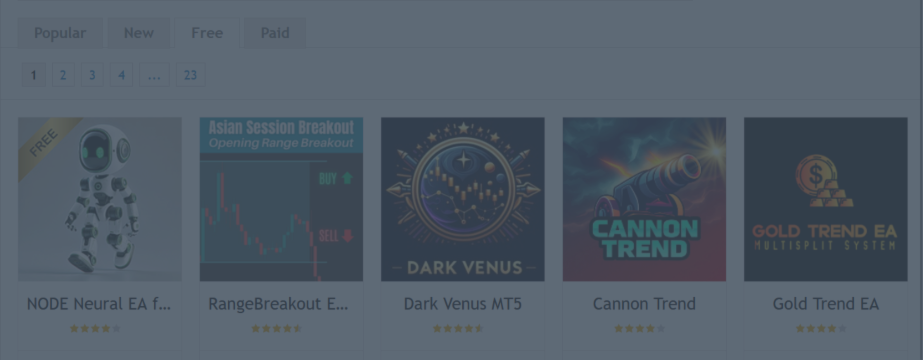 Top 10 Free EAs of the Market