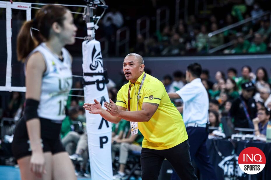 UST Tigresses' coach KungFu Reyes UAAP volleyball recruitment poaching