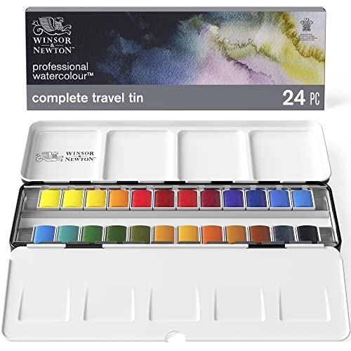 Watercolor Paint Face-Off: Winsor & Newton vs. Holbein