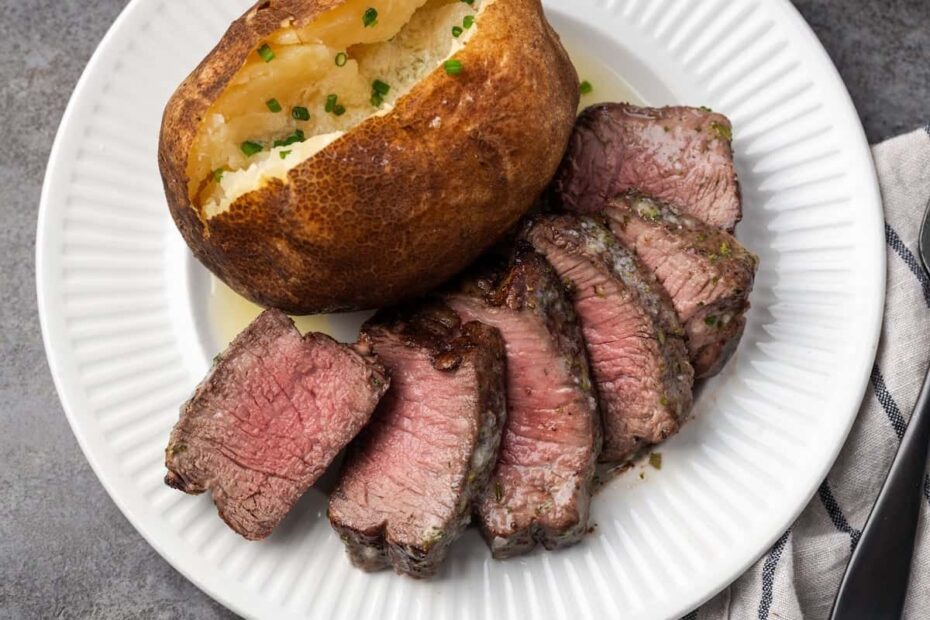 Air Fryer Filet Mignon - Quick and Easy Steak Dinner!