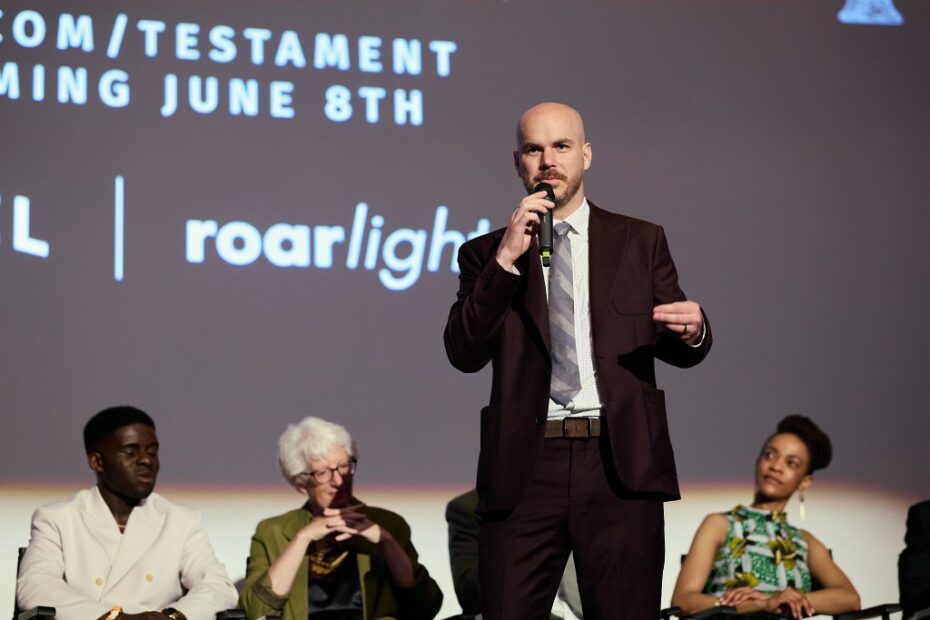 Angel Studios CCO Jeffrey Harmon Touches Down In  London For ‘Testament’ Premiere; Talks Growing UK Footprint & ‘Young Washington’ Shoot