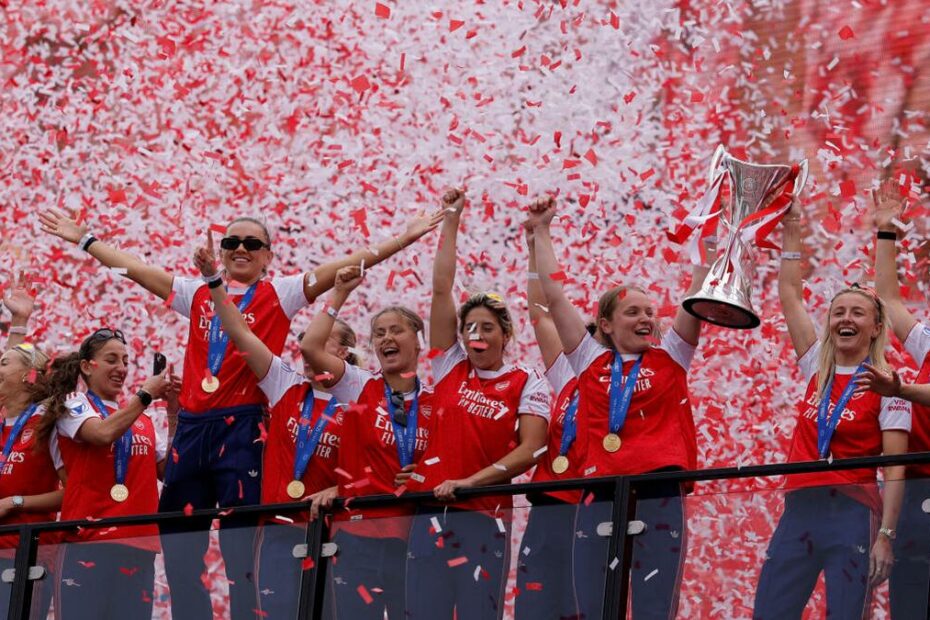 Arsenal women overcome adversity to win Champions League under new manager Renee Slegers and set the stage for future success.