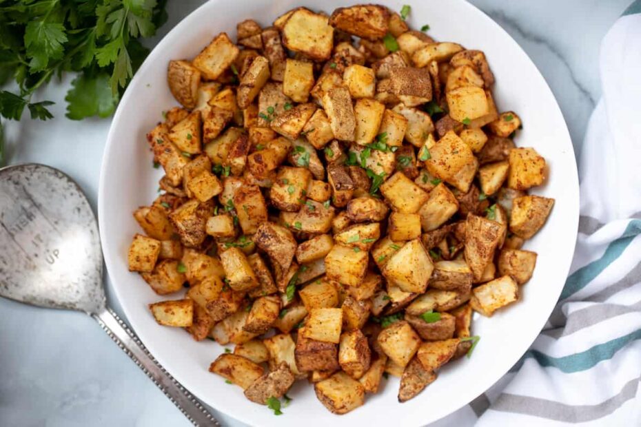 Crispy Air Fryer Potato Cubes
