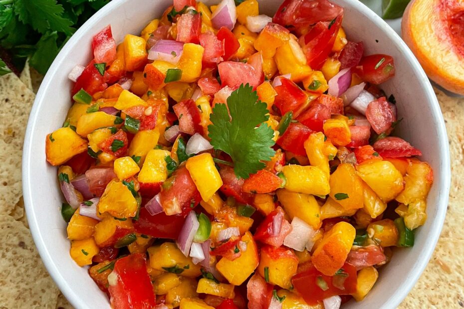 Easy Homemade Peach Salsa Recipe