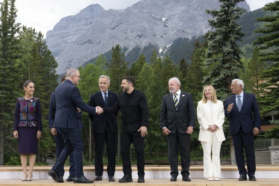 G7 leaders fail to reach ambitious joint agreements on key issues after Trump’s exit