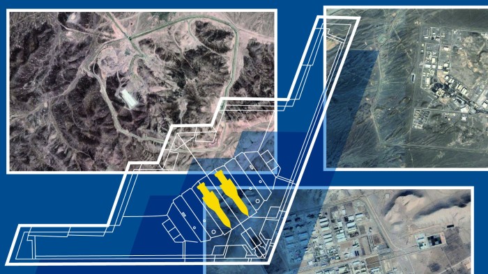 In maps: Iran’s three nuclear sites targeted by US bombers