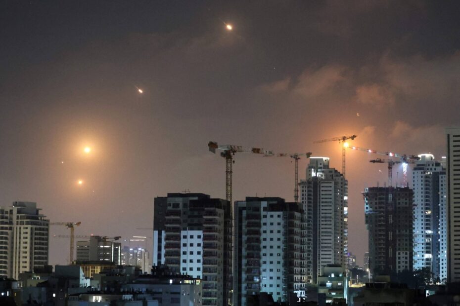 Iran strikes back at Israel with missiles over Jerusalem and Tel Aviv