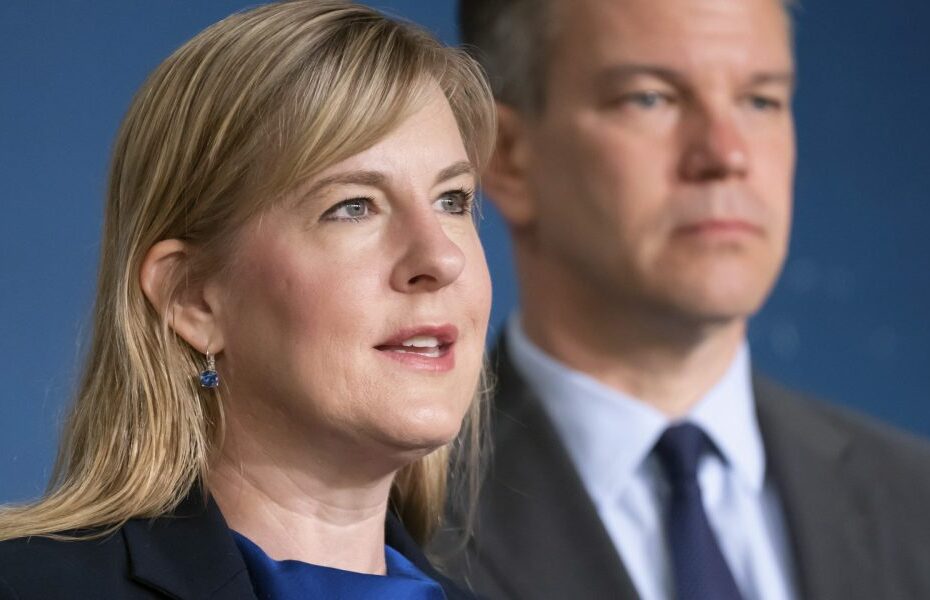 Melissa Hortman was once a teenager with a job making burritos then became a powerful Minnesota lawmaker who trained service dogs