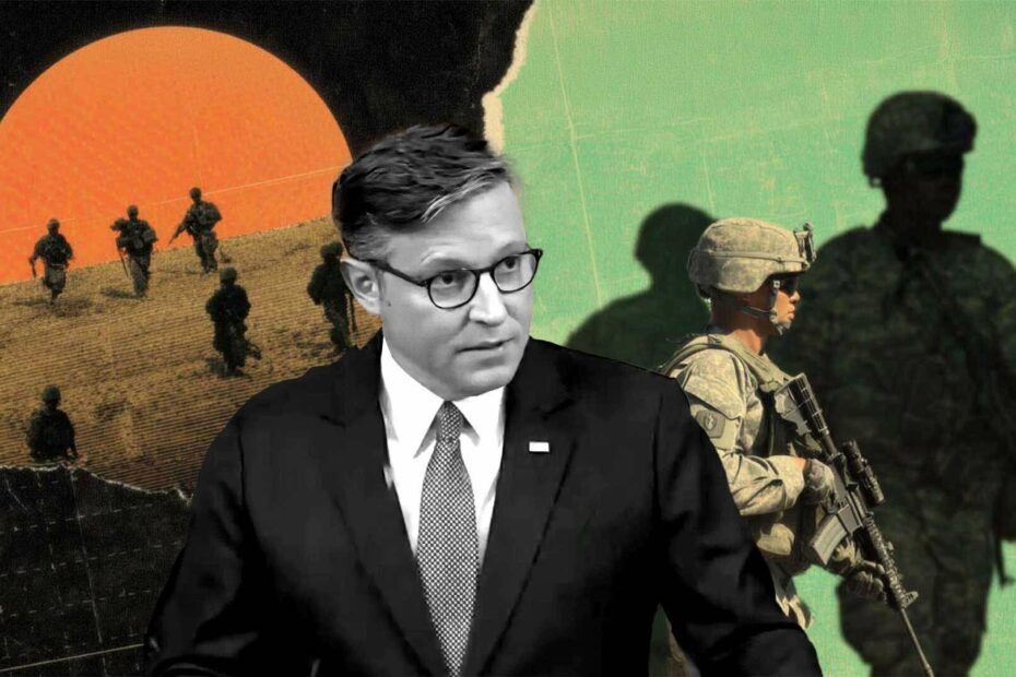 Mike Johnson thinks Trump should have even more of Congress' warmaking power