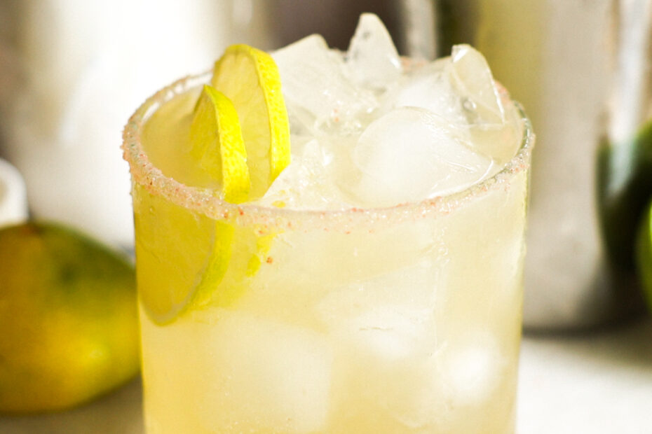 agave margarita on table