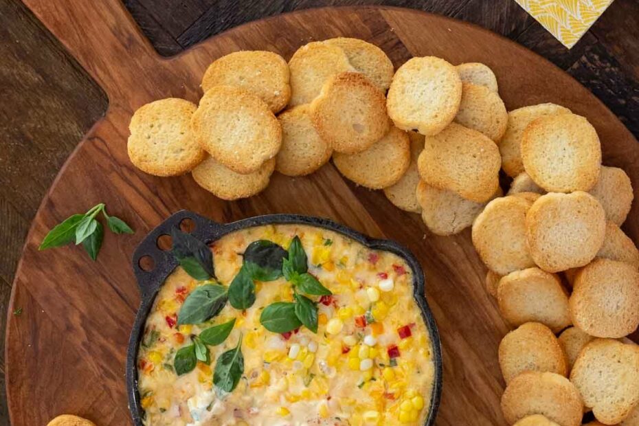 Ridiculously Easy Korean Corn Cheese Dip