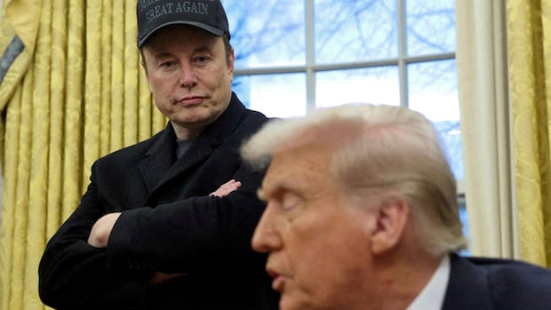 As Musk melts down over budget bill, Trump threatens his government contracts | CBC News