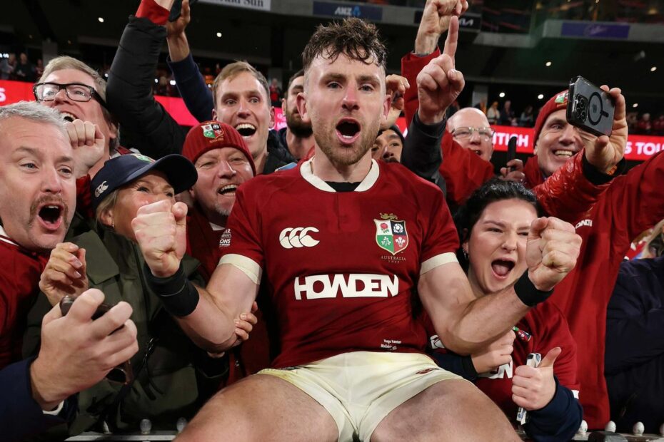 Australia 26-29 British and Irish Lions: Tourists fight back from 18 points behind to clinch series in final minute