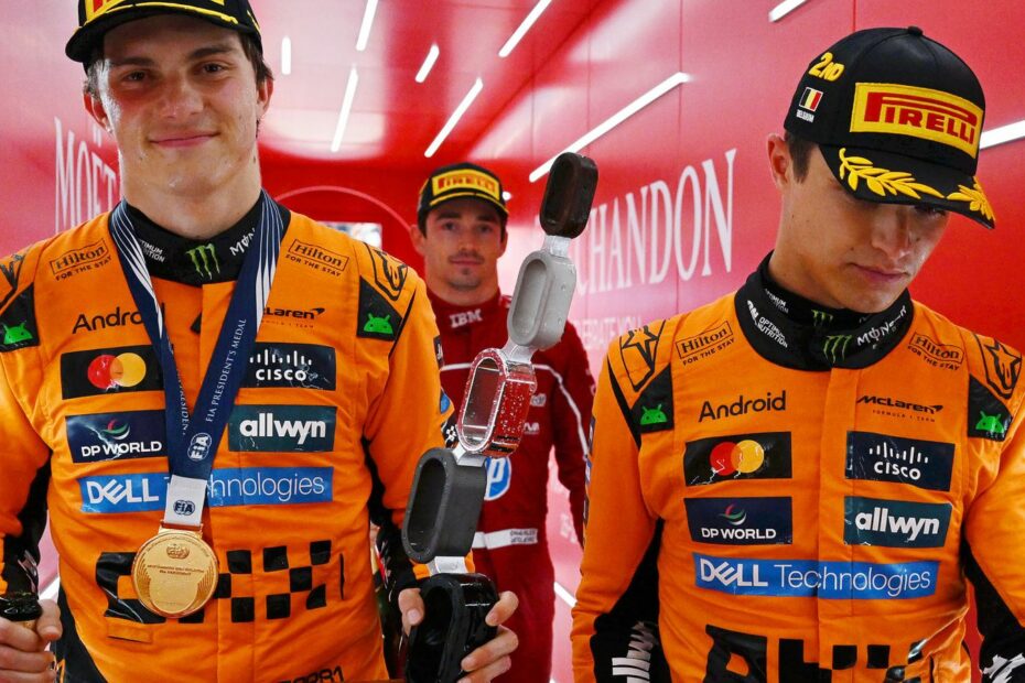 Belgian GP: Oscar Piastri beats Lando Norris to Spa win in wet-dry race to increase F1 title lead