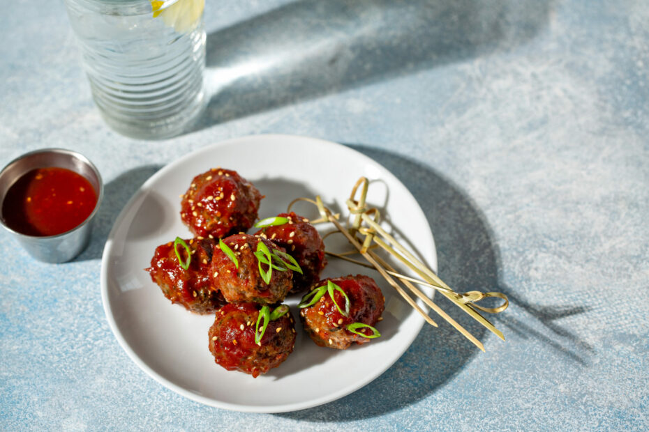 Best Ever Asian Meatballs | Slimming World Friendly Recipe - Fatgirlskinny.net | Slimming Recipes, Healthy Eating & Weight Loss