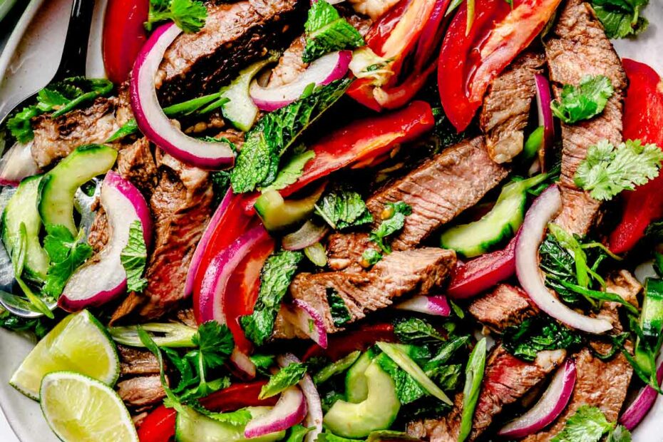 Thai Beef Salad (Yum Nua) foodiecrush.com
