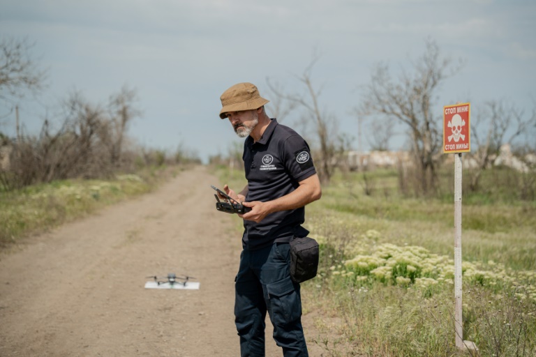 HALO Trust uses drones to detect mines in areas too dangerous for humans to walk