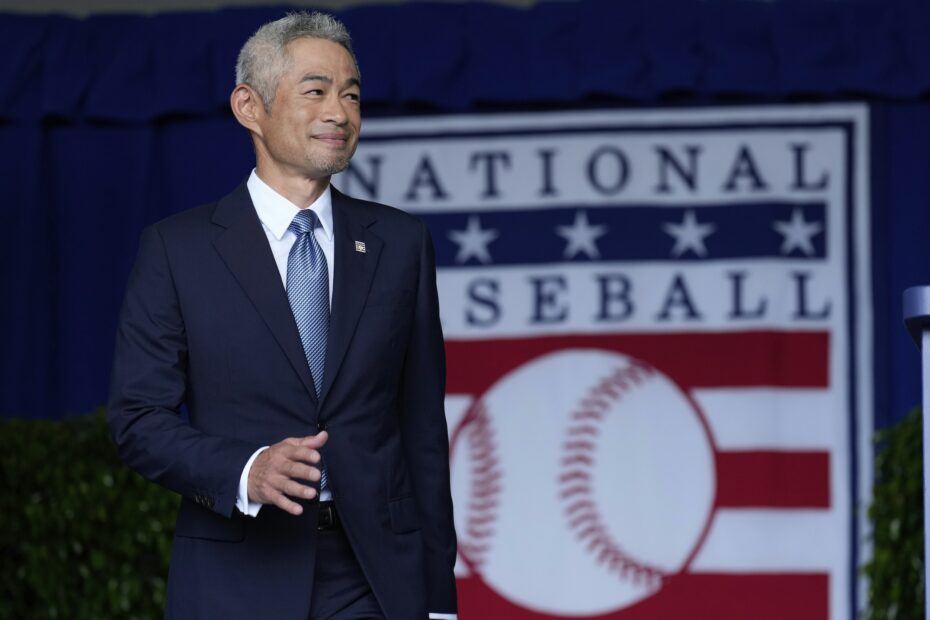 Ichiro Suzuki MLB baseball Hall of Fame induction ceremony