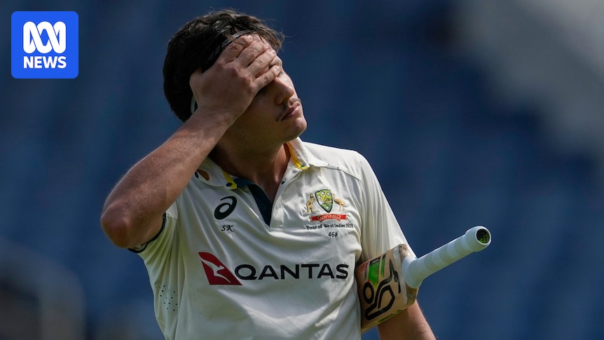 Live: Khawaja falls to Hope's stunner in day-night Test against West Indies