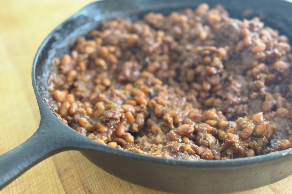 Meaty Chili Baked Beans