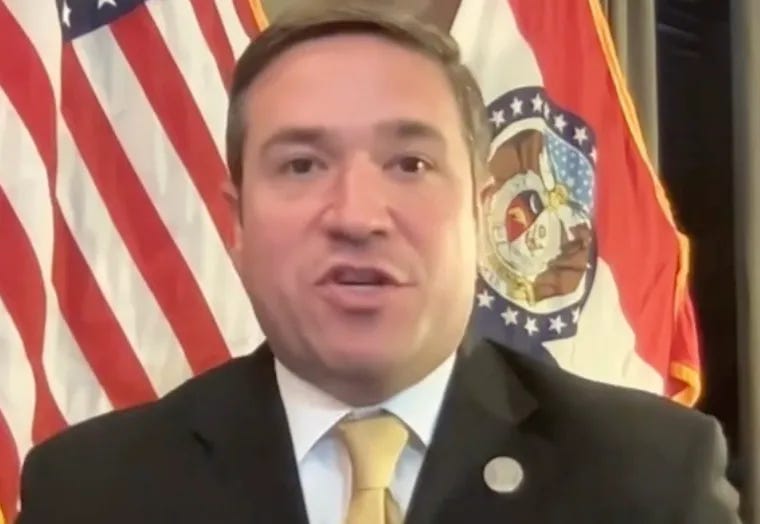 Missouri AG Andrew Bailey Will Sue To Make Sure All Chatbots Say Donald Trump Loves Jews The Most