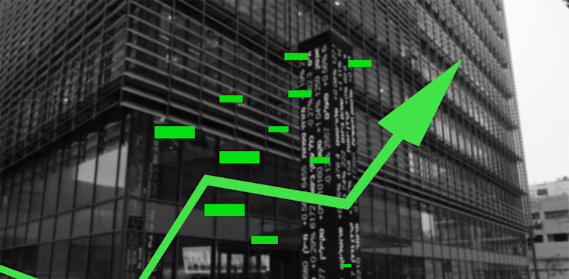 Tel Aviv Stock Exchange share prices rising credit: Tali Bogdanovsky