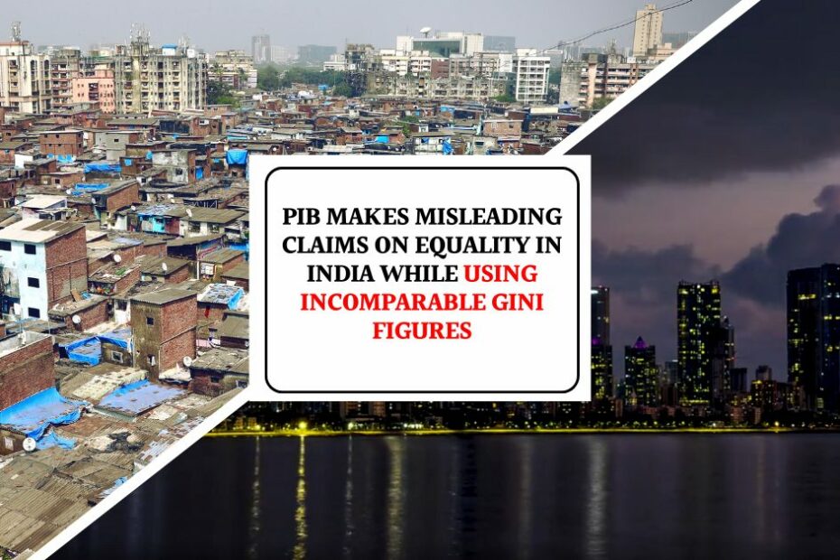 PIB's claim that India is fourth most equal country citing World Bank data is misleading - Alt News