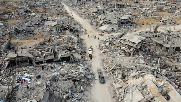 Palestinians, human rights activists slam Israeli defence minister's plan to build camp on Rafah's ruins | CBC News