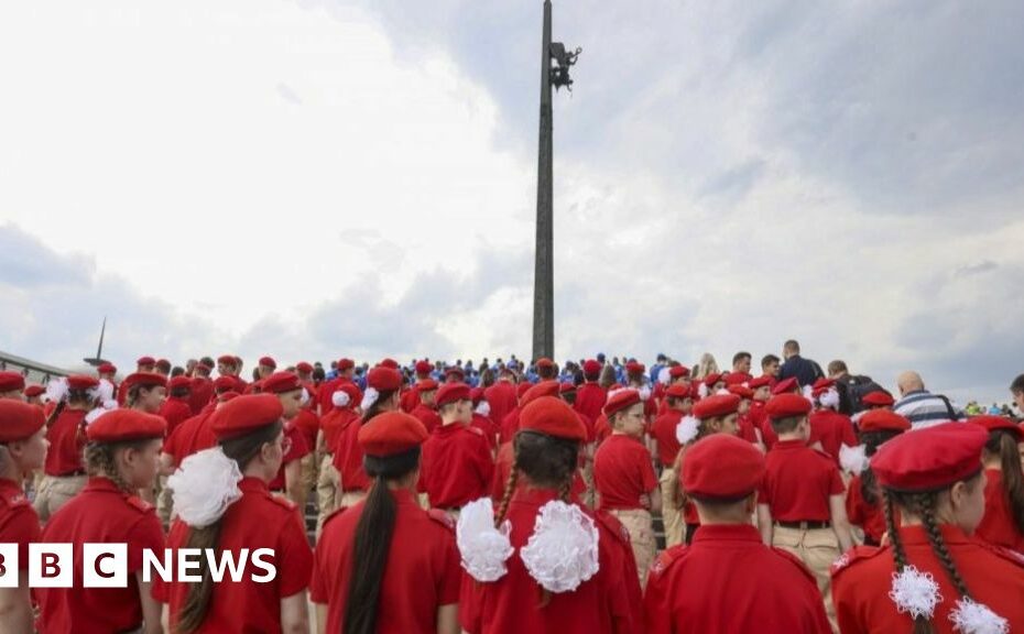 Parades, flags and songs: The campaign to force Ukrainian children to love Russia