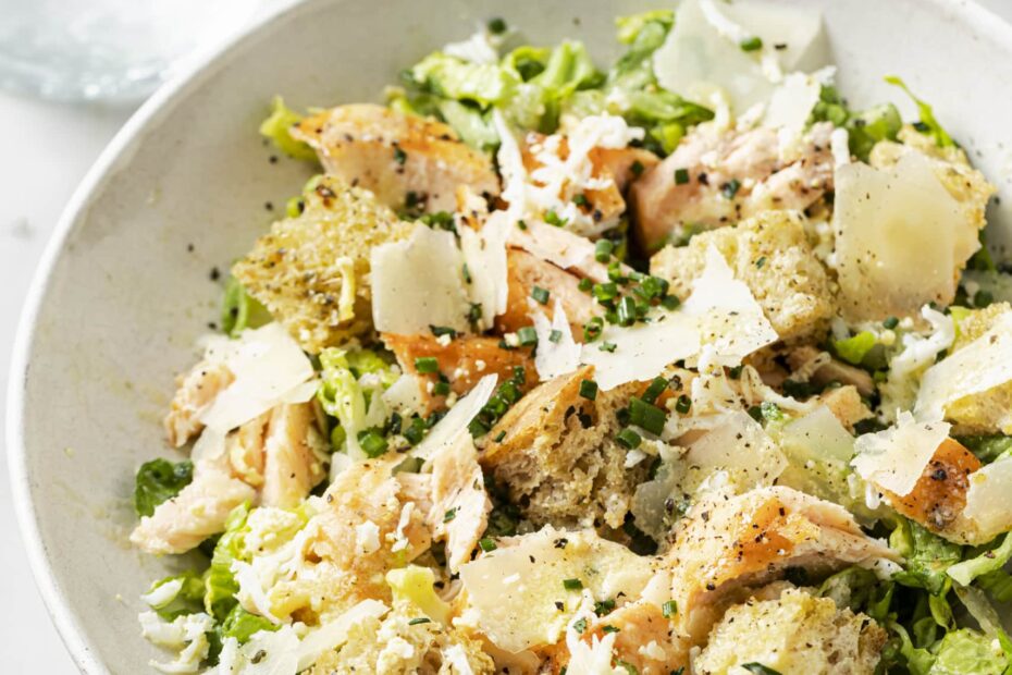 Salmon Caesar Salad