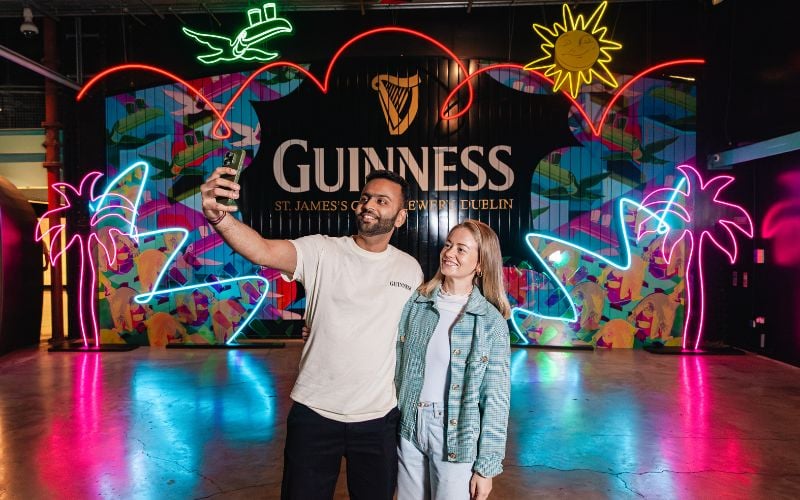 Every day is a 'Lovely Day for a Visit' at the Guinness Storehouse in Dublin.