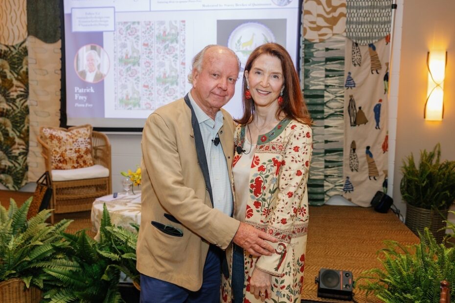 Patrick Frey and Stacey Bewkes of Quintessence at the Nantucket by Design luncheon copy