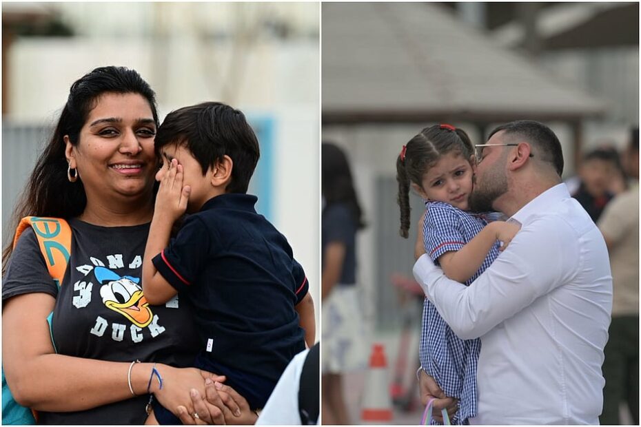 Back to school UAE: Heartfelt goodbyes as parents drop off little ones on first day